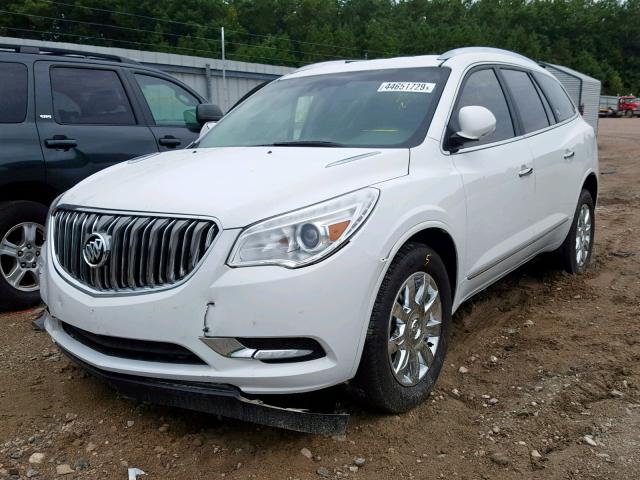 5GAKRBKD1GJ286537 - 2016 BUICK ENCLAVE WHITE photo 2