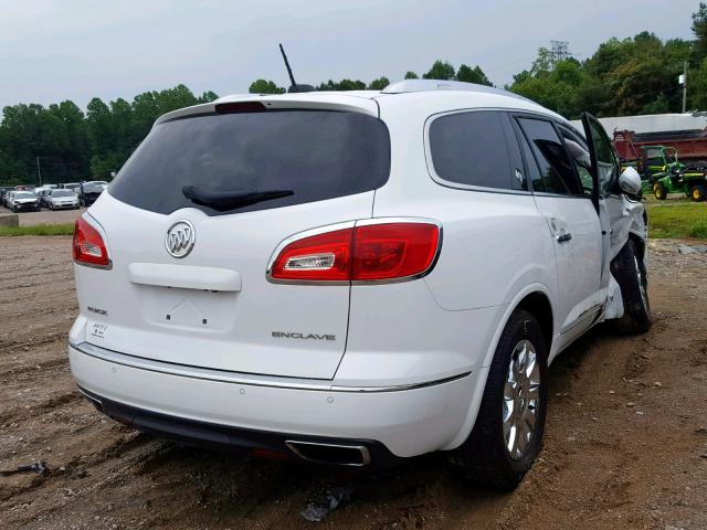 5GAKRBKD1GJ286537 - 2016 BUICK ENCLAVE WHITE photo 4