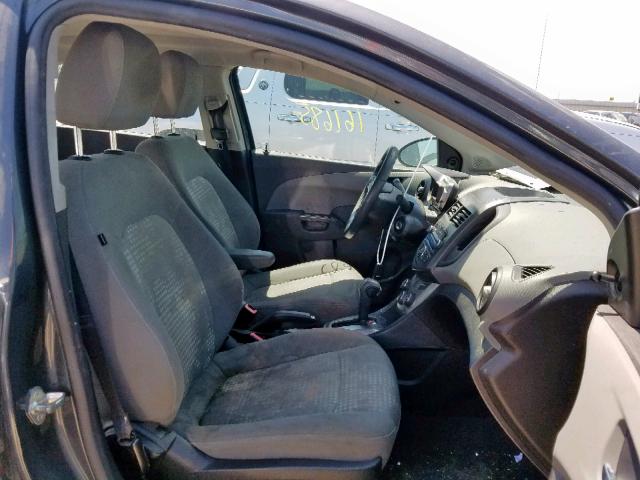 1G1JA5SHXC4190333 - 2012 CHEVROLET SONIC LS 灰色 照片 5