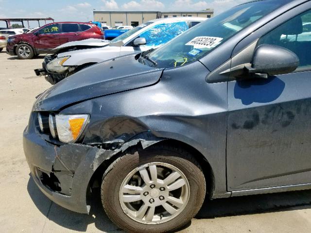 1G1JA5SHXC4190333 - 2012 CHEVROLET SONIC LS 灰色 照片 9