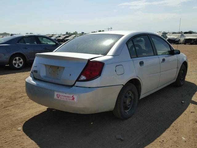 1G8AG52F23Z177299 - 2003 SATURN ION LEVEL SILVER photo 4