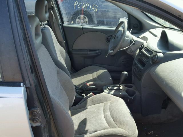 1G8AG52F23Z177299 - 2003 SATURN ION LEVEL SILVER photo 5