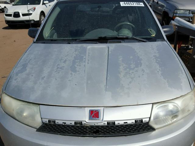 1G8AG52F23Z177299 - 2003 SATURN ION LEVEL SILVER photo 7