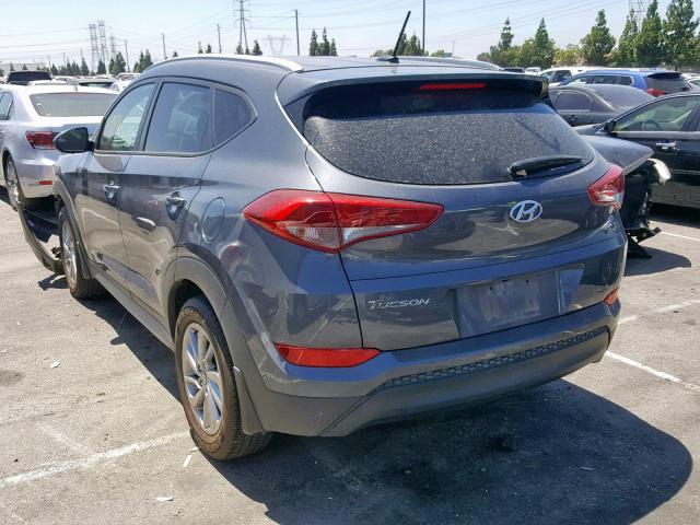 KM8J33A41HU596489 - 2017 HYUNDAI TUCSON LIM CHARCOAL photo 3