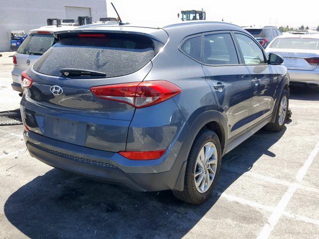 KM8J33A41HU596489 - 2017 HYUNDAI TUCSON LIM CHARCOAL photo 4