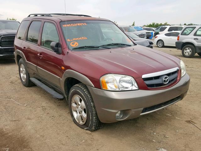 4F2YZ04133KM10652 - 2003 MAZDA TRIBUTE LX MAROON photo 1