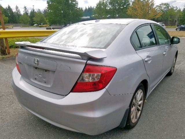 19XFB2F95CE337944 - 2012 HONDA CIVIC EXL 银色 照片 4
