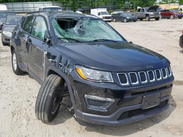 3C4NJDAB8HT656536 - 2017 JEEP COMPASS SP BLACK photo 1