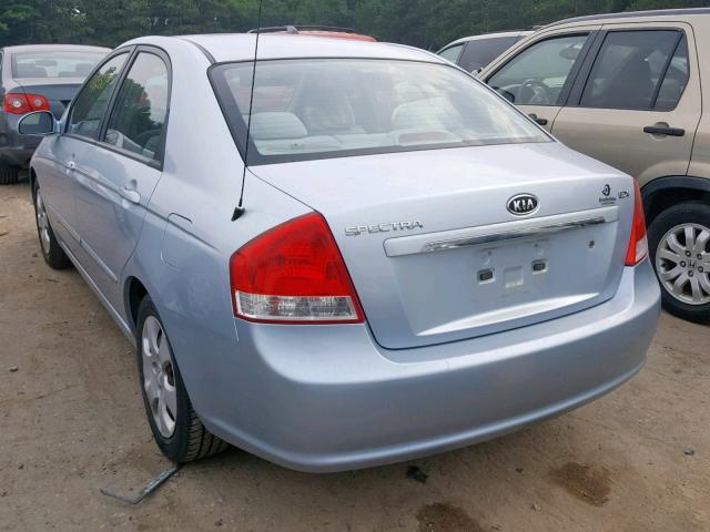 KNAFE121575429913 - 2007 KIA SPECTRA EX SILVER photo 3