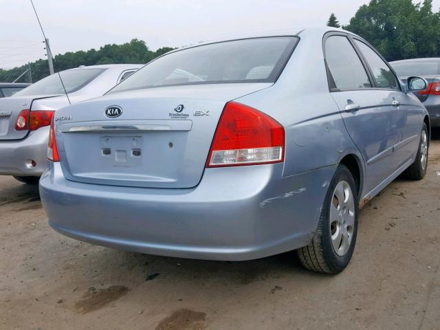 KNAFE121575429913 - 2007 KIA SPECTRA EX SILVER photo 4