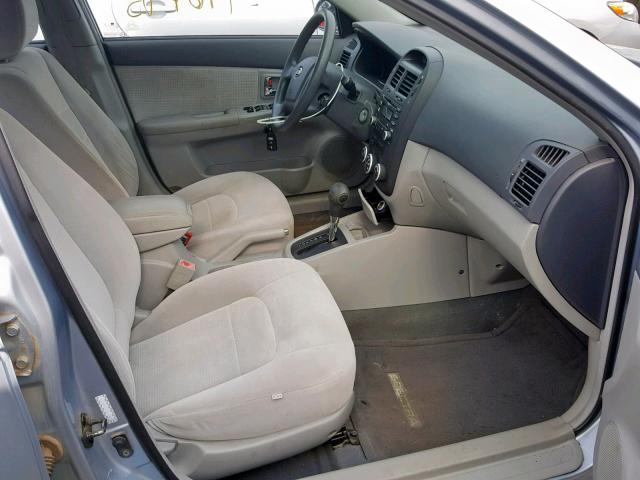 KNAFE121575429913 - 2007 KIA SPECTRA EX SILVER photo 5