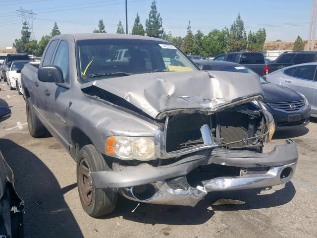 1D7HA18N83S141015 - 2003 DODGE RAM 1500 S GRAY photo 1