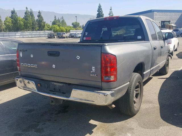 1D7HA18N83S141015 - 2003 DODGE RAM 1500 S GRAY photo 4