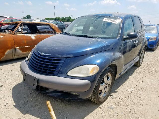 3C8FY68B52T239298 - 2002 CHRYSLER PT CRUISER BLUE photo 2