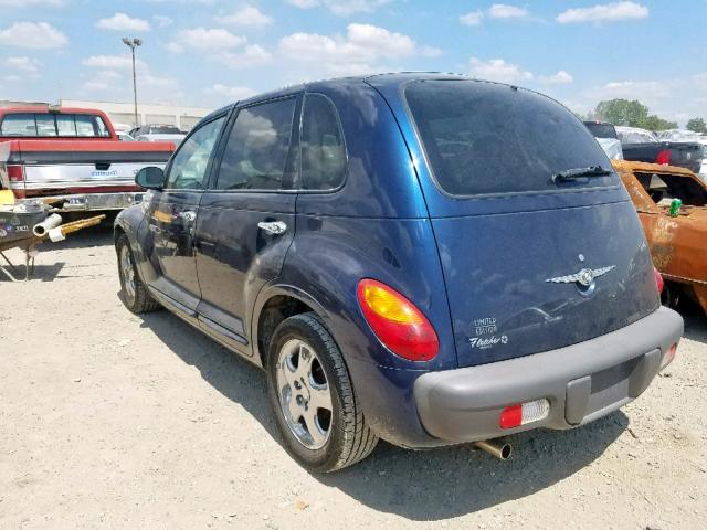 3C8FY68B52T239298 - 2002 CHRYSLER PT CRUISER BLUE photo 3