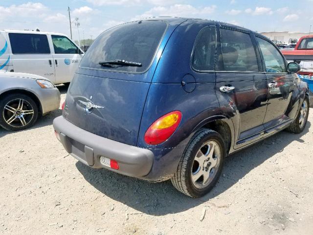 3C8FY68B52T239298 - 2002 CHRYSLER PT CRUISER BLUE photo 4