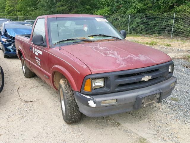 1GCCS1445SK149747 - 1995 CHEVROLET S TRUCK S1 RED photo 1