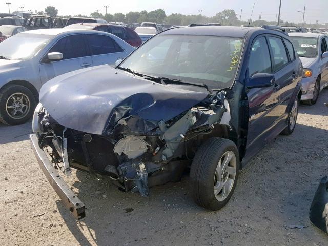 5Y2SL67857Z440526 - 2007 PONTIAC VIBE BLUE photo 2