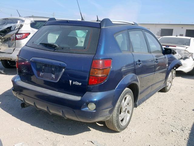 5Y2SL67857Z440526 - 2007 PONTIAC VIBE BLUE photo 4