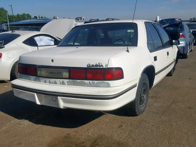 2G1WL54T3N9229944 - 1992 CHEVROLET LUMINA WHITE photo 4