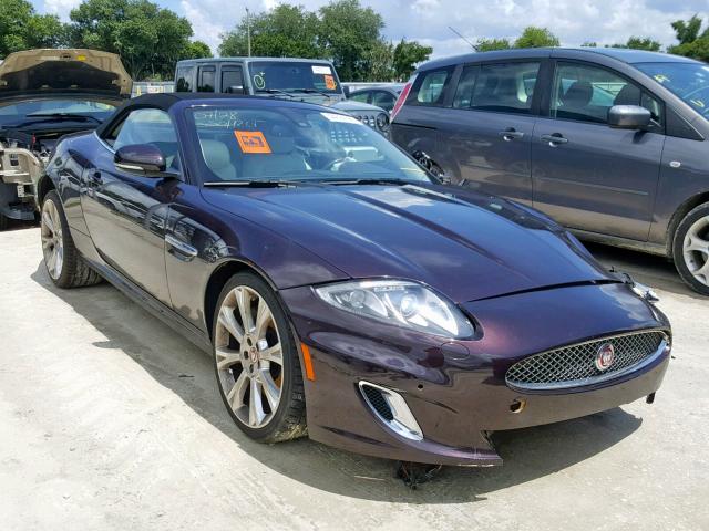 SAJWA4GBXFLB55379 - 2015 JAGUAR XK BURGUNDY photo 1