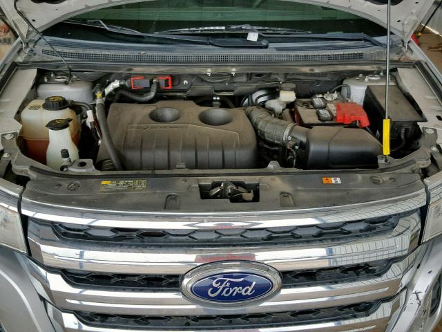 2FMDK3G92DBA48357 - 2013 FORD EDGE SE SILVER photo 7