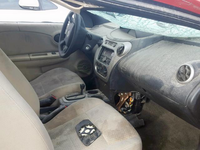 1G8AN14F15Z100034 - 2005 SATURN ION LEVEL RED photo 5