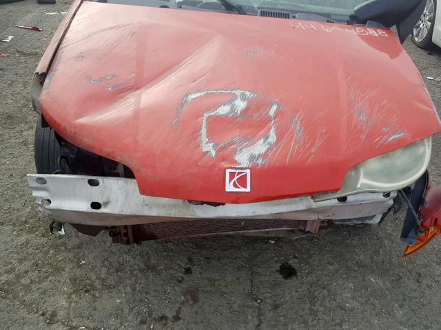 1G8AN14F15Z100034 - 2005 SATURN ION LEVEL RED photo 7