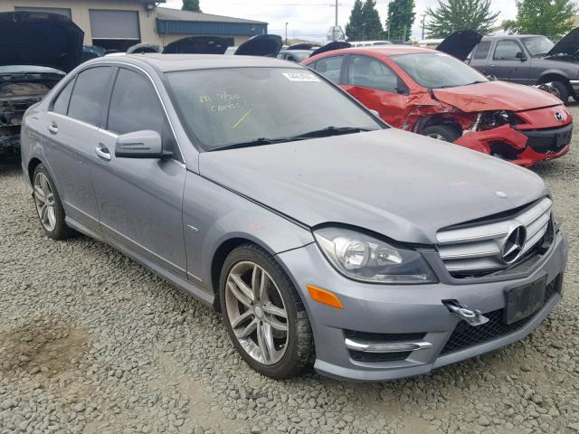 WDDGF4HB5CR224669 - 2012 MERCEDES-BENZ C 250 SILVER photo 1