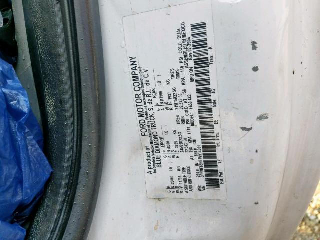 3FRNF65N77V514301 - 2007 FORD F650 SUPER WHITE photo 10