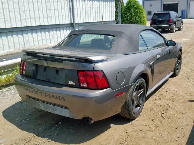 1FAFP45X33F331973 - 2003 FORD MUSTANG GT GRAY photo 4