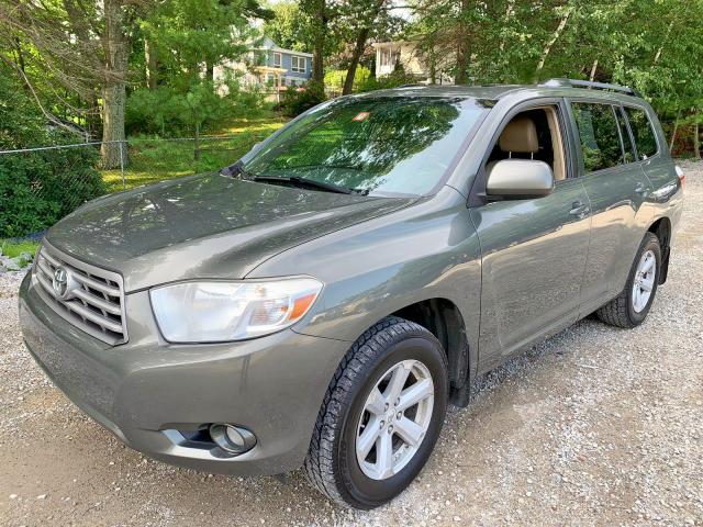 5TDJK3EHXAS013254 - 2010 TOYOTA HIGHLANDER GRAY photo 2