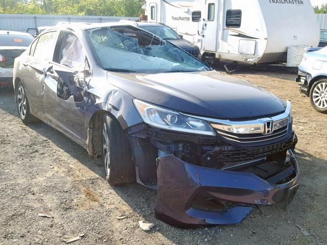 1HGCR2F80HA282434 - 2017 HONDA ACCORD EXL BLACK photo 1