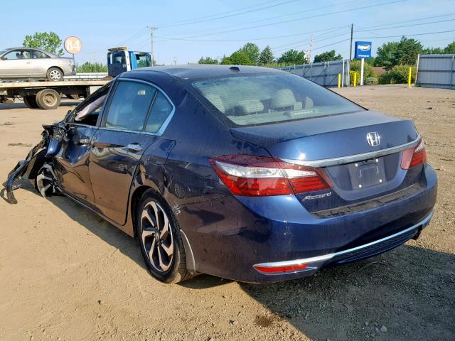 1HGCR2F80HA282434 - 2017 HONDA ACCORD EXL BLACK photo 3