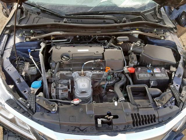 1HGCR2F80HA282434 - 2017 HONDA ACCORD EXL BLACK photo 7