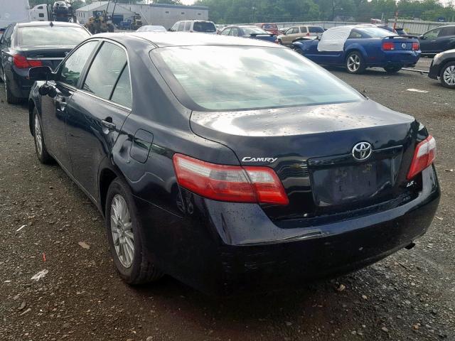 4T1BE46K57U586557 - 2007 TOYOTA CAMRY NEW BLACK photo 3