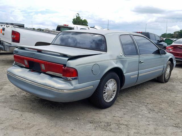 1MELM62W2VH633550 - 1997 MERCURY COUGAR XR7 GREEN photo 4