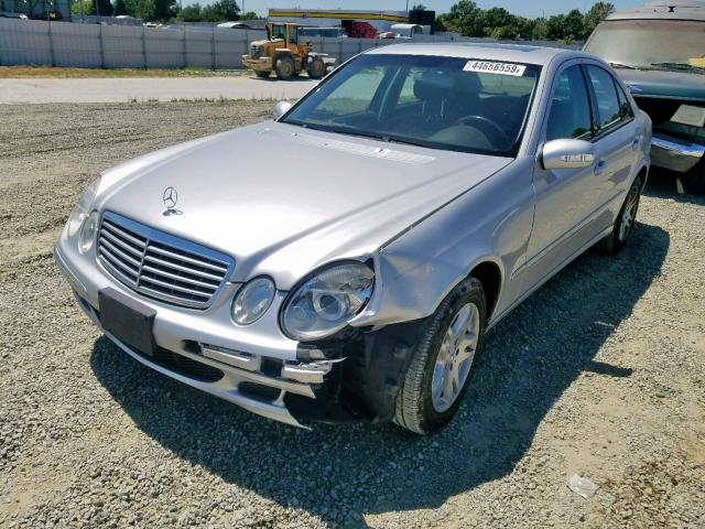 WDBUF56J36A794149 - 2006 MERCEDES-BENZ E 350 SILVER photo 2