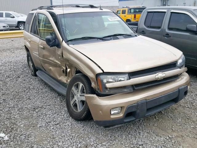 1GNDS13S742155371 - 2004 CHEVROLET TRAILBLAZE TAN photo 1