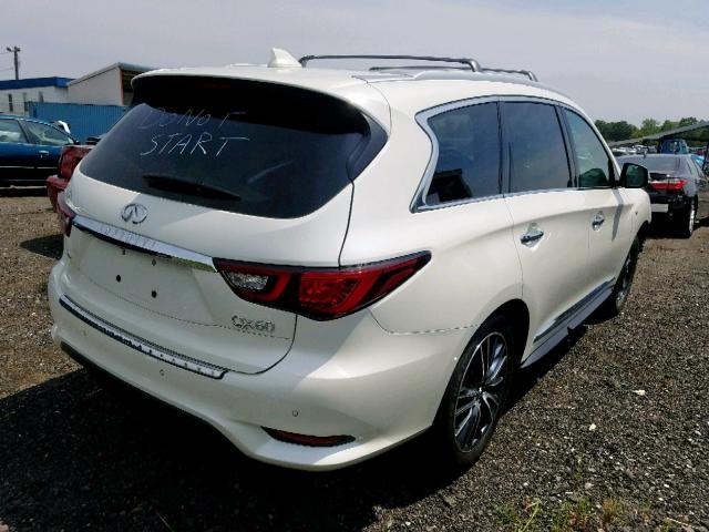 5N1DL0MM0KC549698 - 2019 INFINITI QX60 LUXE WHITE photo 4