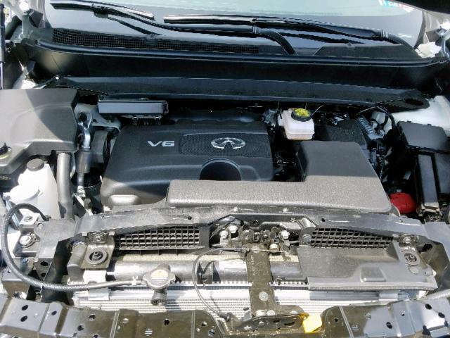 5N1DL0MM0KC549698 - 2019 INFINITI QX60 LUXE WHITE photo 7