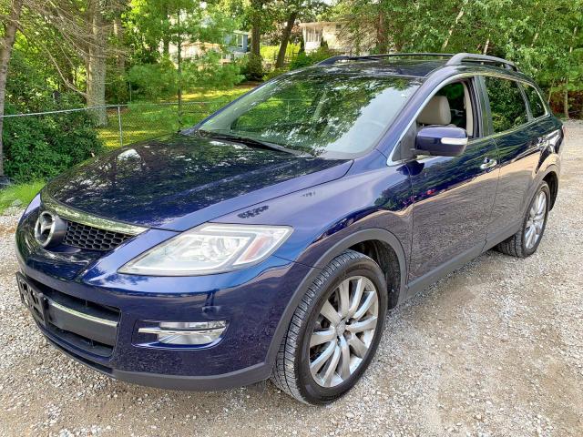 JM3TB38V480148468 - 2008 MAZDA CX-9 BLUE photo 2