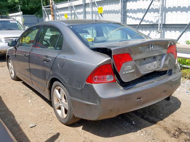2HGFA16918H511602 - 2008 HONDA CIVIC EXL 灰色 照片 3