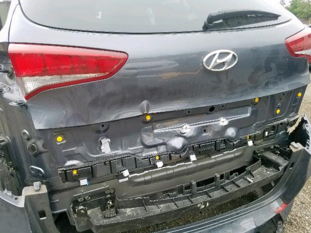 KM8J3CA46HU436432 - 2017 HYUNDAI TUCSON LIM GRAY photo 9