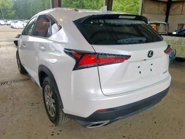 JTJBARBZ5K2216758 - 2019 LEXUS NX 300 WHITE photo 3