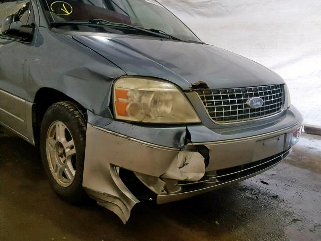 2FMZA58275BA86657 - 2005 FORD FREESTAR L BLUE photo 9