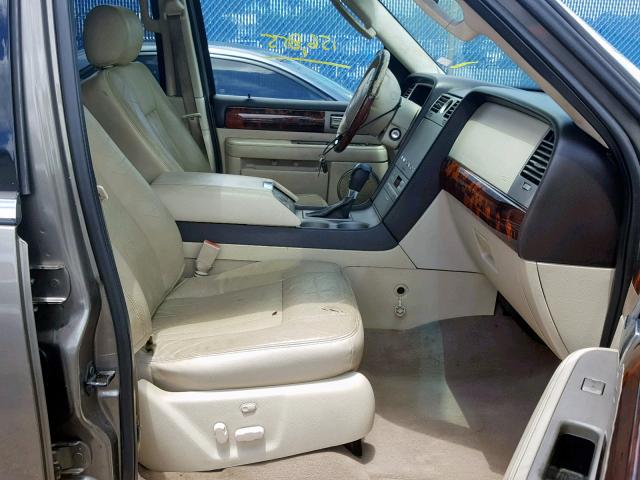 5LMFU27R33LJ30848 - 2003 LINCOLN NAVIGATOR BEIGE photo 5