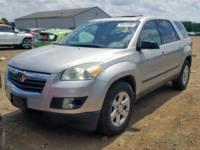 5GZEV13777J109421 - 2007 SATURN OUTLOOK XE SILVER photo 2