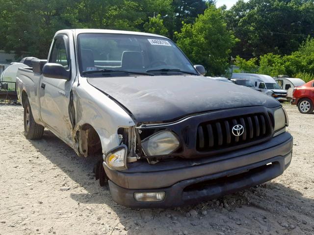 5TENL42N91Z784239 - 2001 TOYOTA TACOMA GRAY photo 1