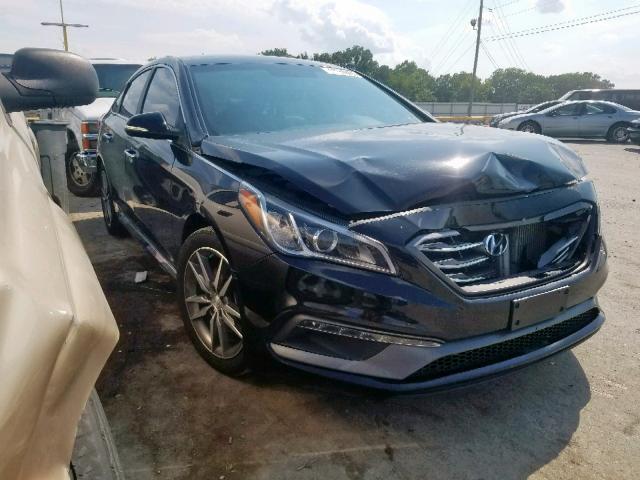 5NPE34ABXFH076972 - 2015 HYUNDAI SONATA SPO BLACK photo 1